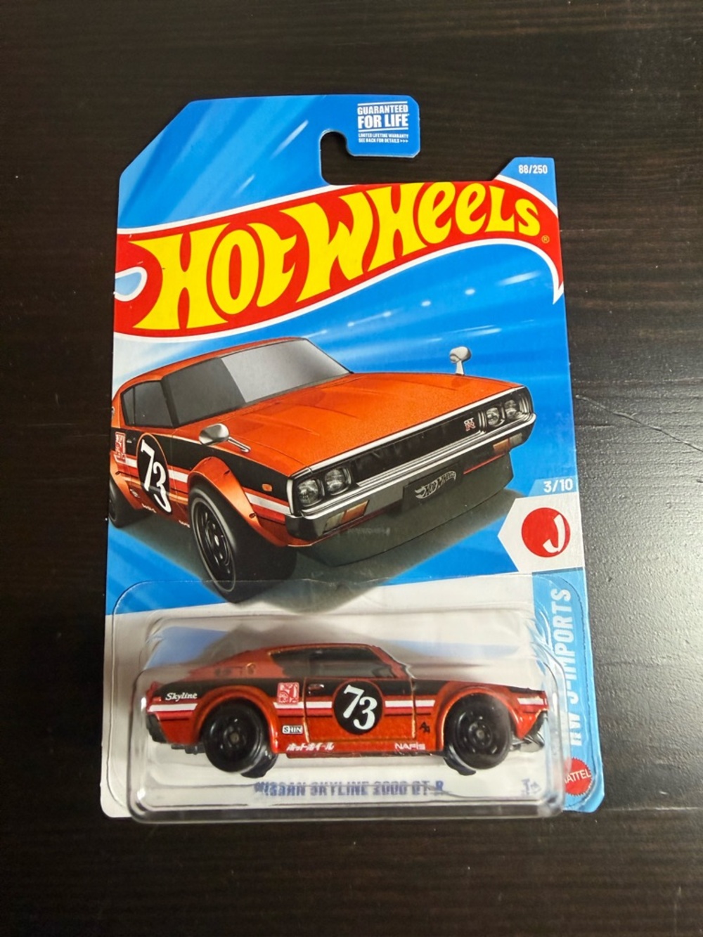 Hot Wheels Nissan Skyline 2000 GT-R Hakosuka Diecast